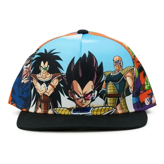 Gorra De Dragón Ball Negra Estampada Bioworld