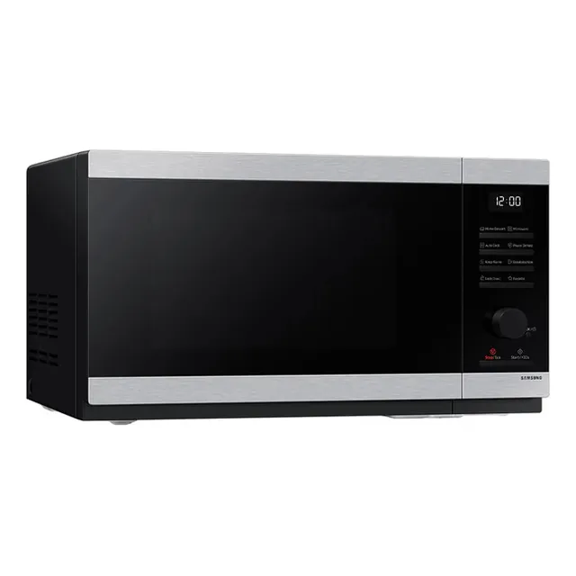 Microondas 1.4 Pies Samsung Interior Ceramico Negro Y Acero