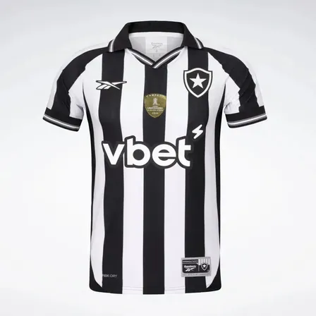 Camisa Botafogo Oficial 25/26 Patch Campeão Libertadores