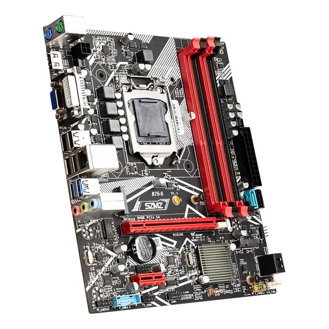 Tarjeta Madre Lga1155 Intel 2/3 Gen B75,nvme,wifi M.2,4xddr3