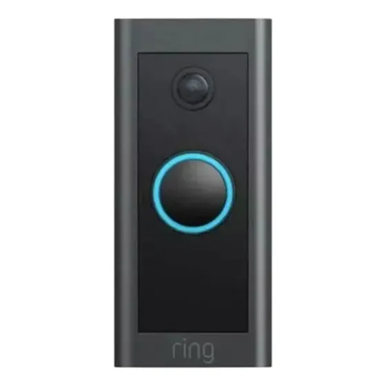 Portero Electrico Con Camara Ring Video Doorbell Negro
