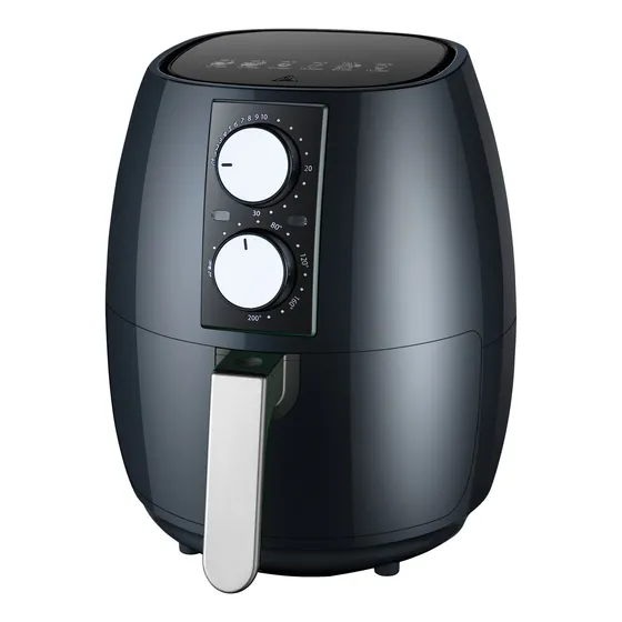 Freidora Sin Aceite Marvo Xl Capacidad 4 Litros 1400w Color Negro