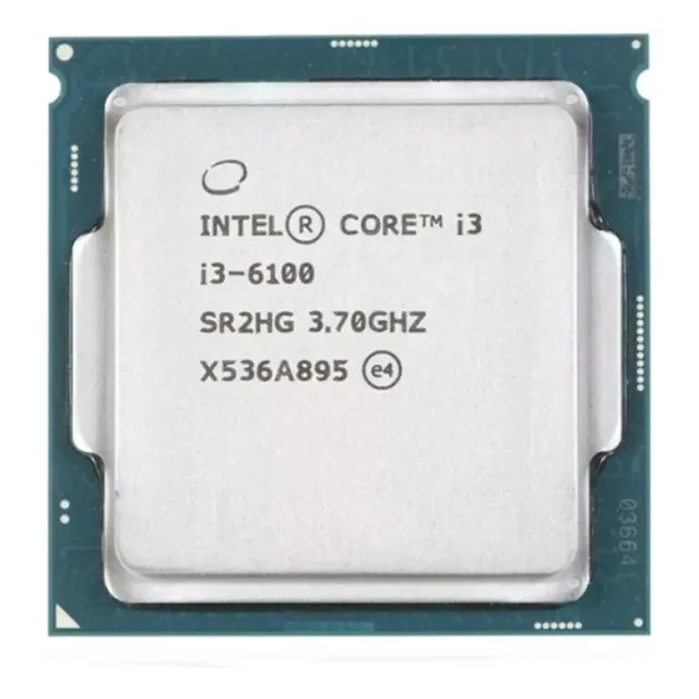 Intel Core I3 6100 2 Núcleos 4 Hilos 3.7ghz 51w
