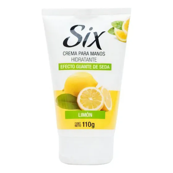 Crema Para Manos Six Efecto Guantes De Sesa Limon 110 G