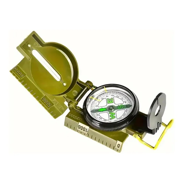 Brújula Lensática Profesional Para Uso Militar Y Excursiones