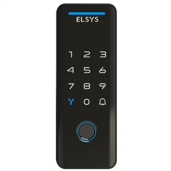 Fechadura Digital Elsys Wifi Esfds4100v Sobrepor Tecno Preta