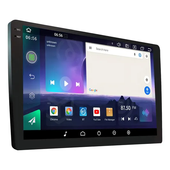 Radio Auto Android Resolución 2k De 9,5'' Con 4gb Ram Aw-2k Color Negro | Cuotas sin interés