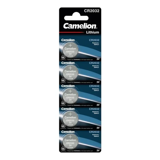 Pilas De Litio Tipo Boton Cr2032 - Camelion