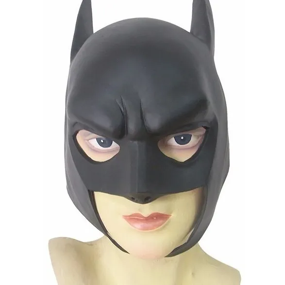 Mascara Batman Latex Caballero De La Noche Hombre Murcielago