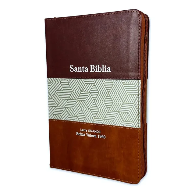 Bíblia Reina Valera 1960 Letra Grande 12p Beige