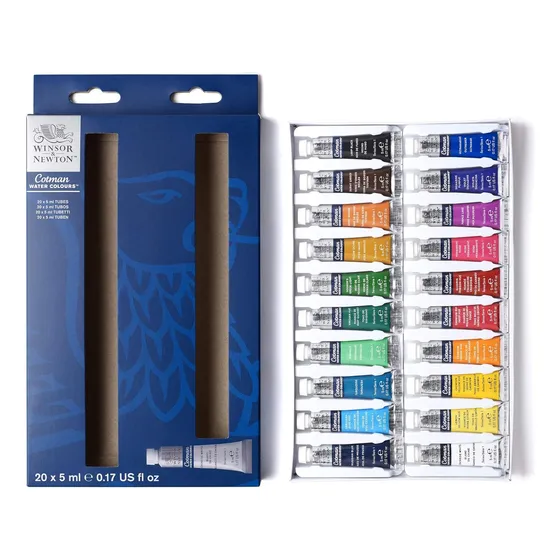 Acuarelas Liquidas Winsor & Newton Cotman - Set 20 Colores