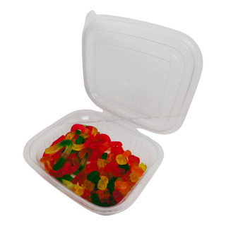 Contenedor / Domo Para Postres 15.7 X 13 X 4 Cm 10 Piezas Contenedor / Domo Para Postres 15.7 X 13 X 4 Cm 10 Piezas