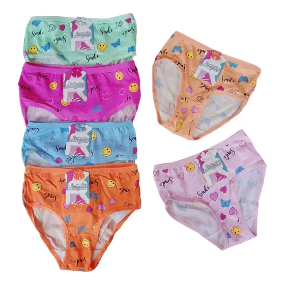 Seis Pantys De Niñas Sencillas ( 6 Unidades ) 