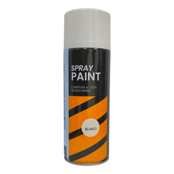 Pintura En Spray Blanco Brillante 400ml Marca Blindac