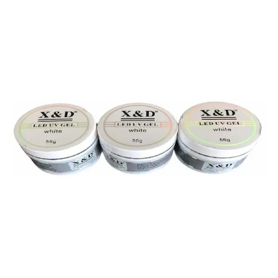 Gel Xed 56g ( 3 Unidades ) Para Unhas Acrigel E Fibra