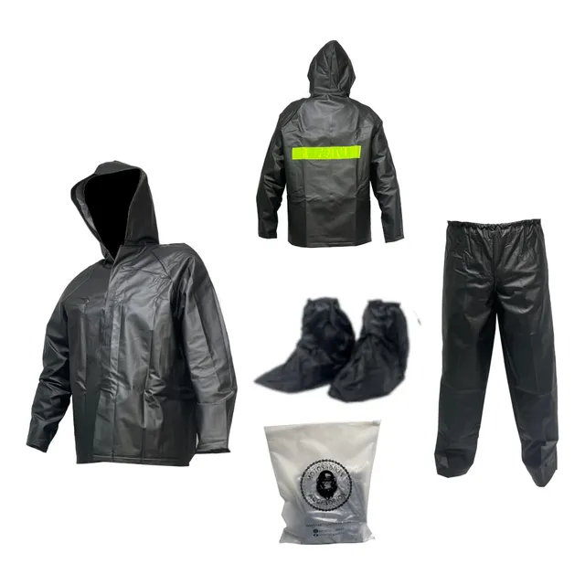 Impermeable Calibre 18 4 Piezas-conjunto 100% Impermeable