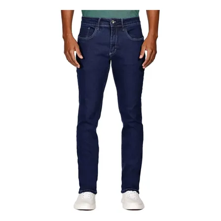 Calça Jeans Slim Blue Azul