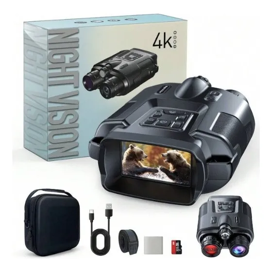 Binoculos De Visão Noturna 4k Profissional Tatico Caça