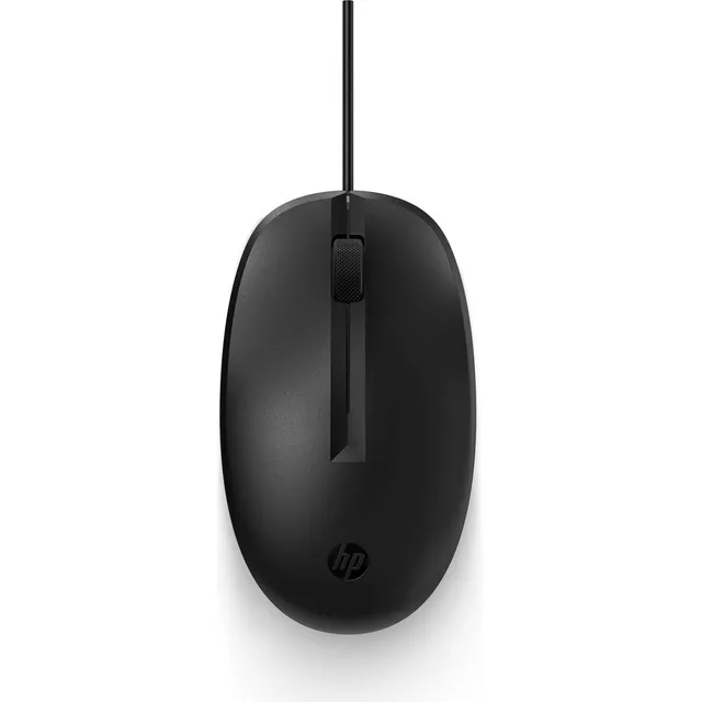 Mouse Usb Hp 125 Optico Scroll 265a9aa Negro 3 Botones 1200d