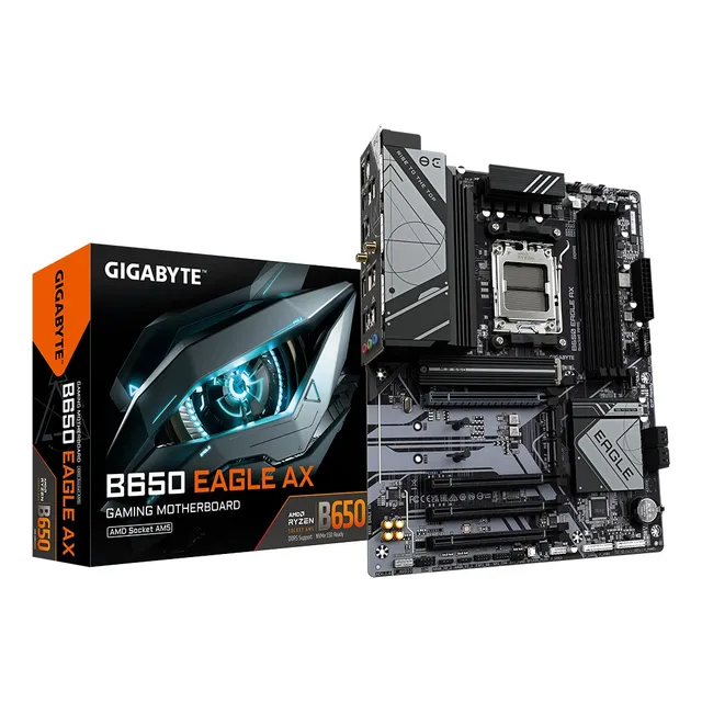 Tarjeta Madre Gigabyte B650 Eagle Ax Socket Am5 Color Negro
