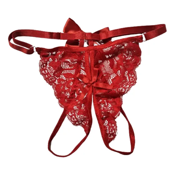 Tanga Abierta Rutera Lenceria Cola Less Femenina Bombacha