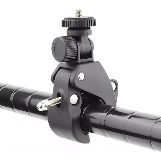 Abrazadera Manillar De Moto O Bicicleta Soporte Para Gopro