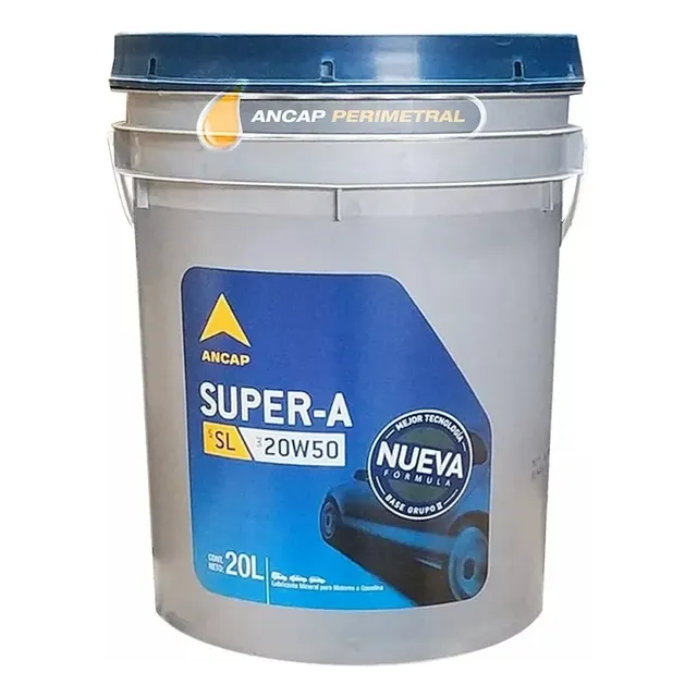 Lubricante 20w50 Super A - Ancap Aceite 20 Litros - Mileban