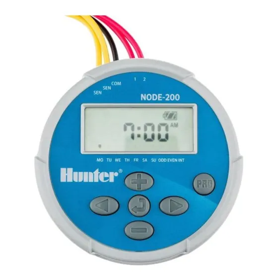 Programador Riego Autonomo Node 200 (bat 9v) 2 Est - Hunter