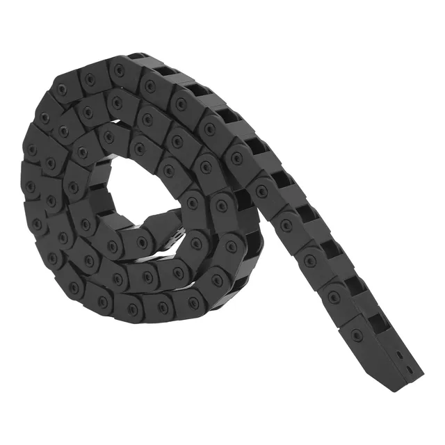 Cadena Arrastre Cable Alambre Nailon Plastico Negro Conector