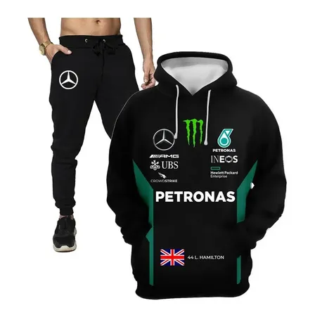 Conjunto Esportivo Mercedes L. Hamilton Sublimação + Calça