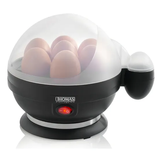 Thomas TH-80N Cocedor De Huevos Color Negra