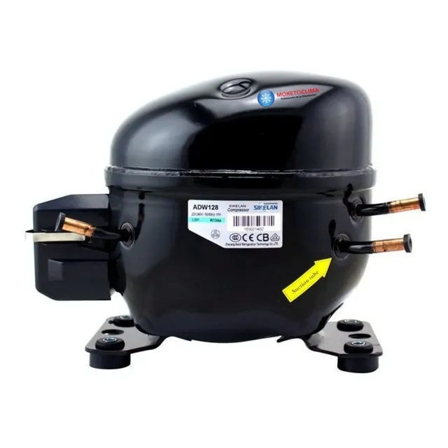 Compresor Para R-134a De 1/3 Hp Media Baja Presión Sikelan