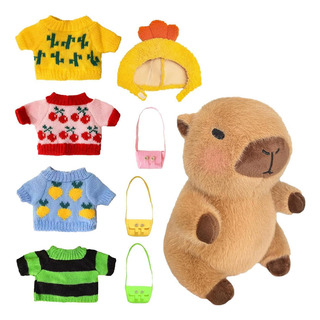R0x Lindo Animal De Peluche De Capibara Con Trajes / R0x Lindo Animal De Peluche De Capibara Con Trajes /