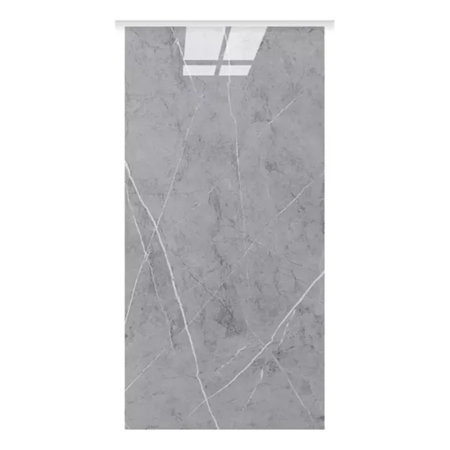 Laminas Adhesiva Pvc Gris Decora Paredes Baño Y Cocina