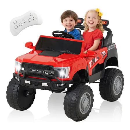 Auto Electrico Niños Niñas 12v7ah Control Remoto Todoterreno Rojo