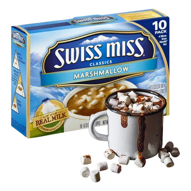 Marshmallow  Chocolate Quente Swiss Miss  Importado Premium 