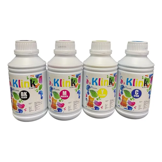 Tinta Klink Pack De Medio Litro, 4pack Compatible  Epson 544 Negro