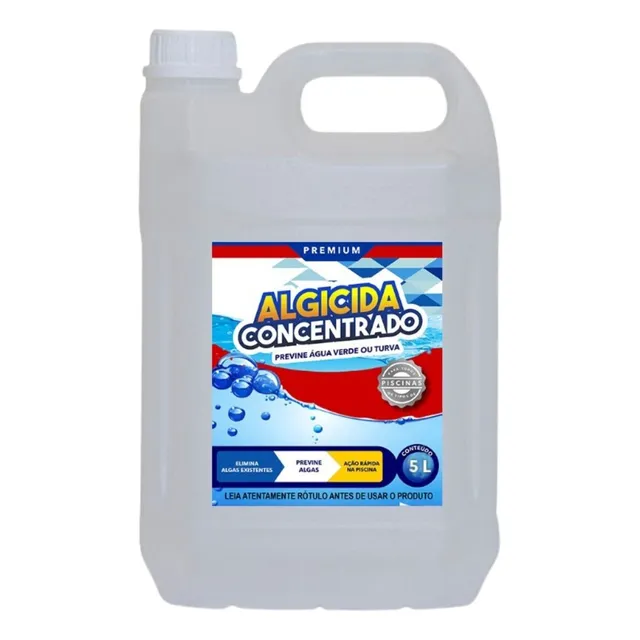 Algicida Concentrado Transforme Sua Piscina Cristalina 5 Lt