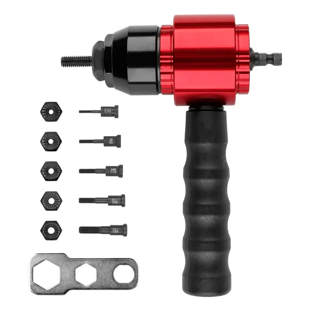 Kit Remachadora Tuerca Remache Automatica Taladro A Tornillo