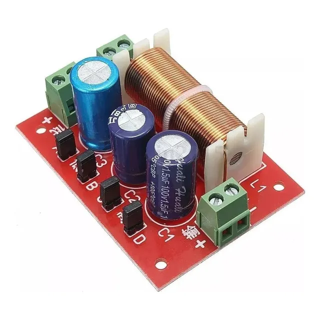 Equipo Crossover 400w 2 Vías Ajustable Audio Ecualizador