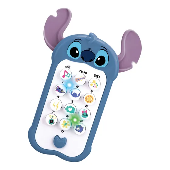 Stitch Activity Phone Teléfono Musical C/ Luz Sonido Ditoys Azul