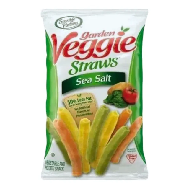 Bolsa Garden Veggie Papas Fritas Sal De Mar Straw 708g