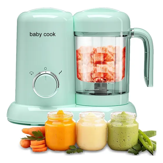 Procesador de alimentos para bebés molinillo cocina 3 en 1 color verde Dilimi