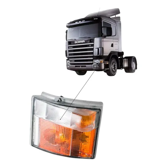 Faro Giro Adaptable A Scania Serie 4 1998 Al 2012 Izquierdo