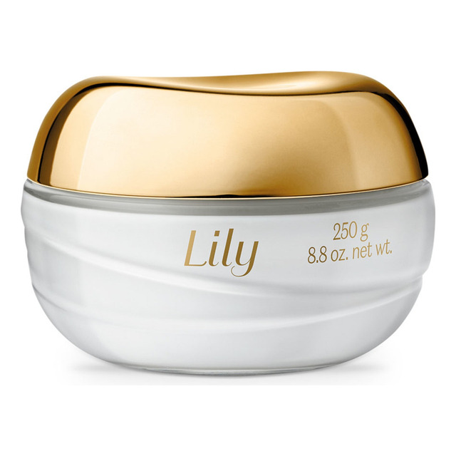 Creme Acetinado Hidratante Corporal Lily O Boticário 250g Creme Acetinado Hidratante Corporal Lily O Boticário 250g