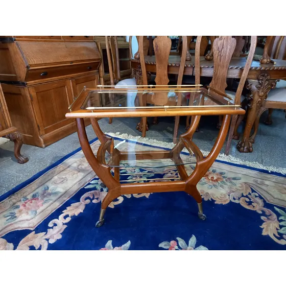 Manyantiques - Mesa Carro Bar Diseño Mid Century. 