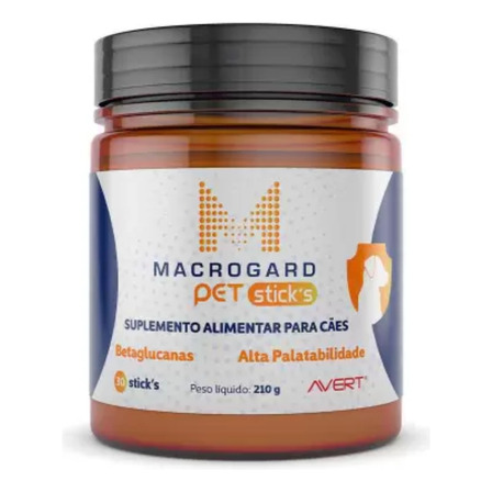 Macrogard Pet Stick's 210g Suplemento P/cães 30 Stick's Macrogard Pet Stick's 210g Suplemento P/cães 30 Stick's