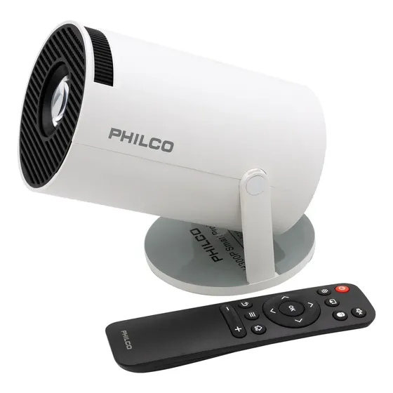 Proyector Android H300p Philco Usb Hdmi Smart 4k Compatible Con Audio Video Imagen Textos