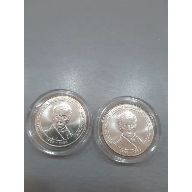 Moneda De Plata De Jose Maria Vargas
