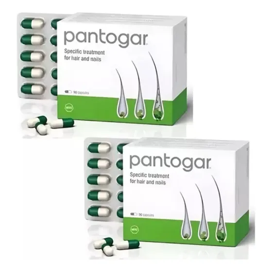 Kit 2 Pantogar C/90 Caps - Total 180 Cápsulas